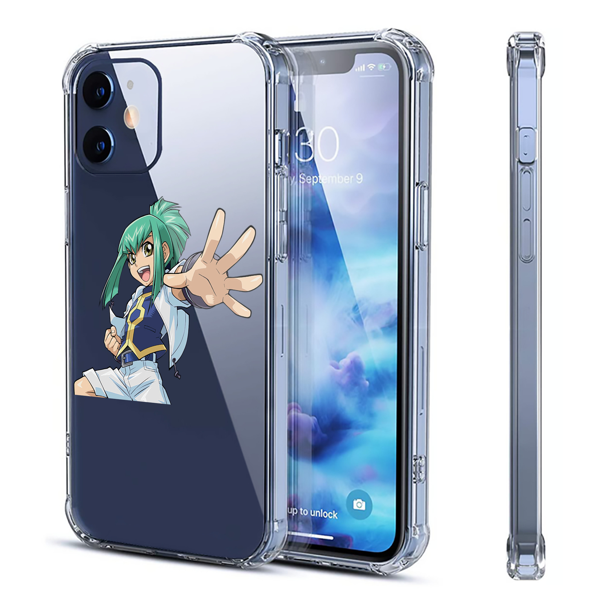 （画像用） 遊☆戯☆王 Yu-Gi-Oh! 【iPhone 12シリーズ対応】透明スマホケース（クリアソフトケース）